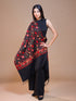 Women's Aari Embroidered Wool Stole